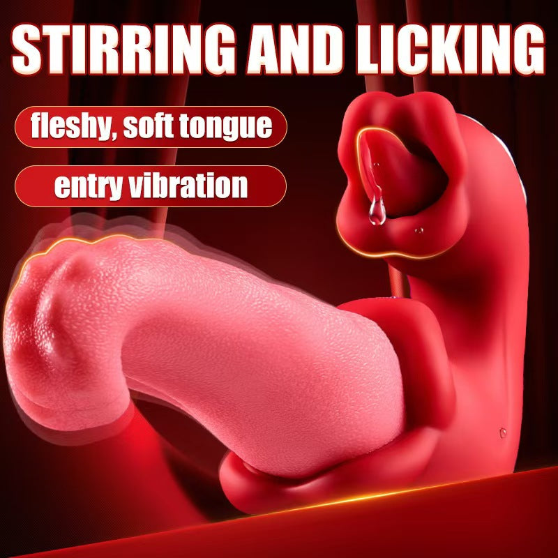 Tongue Swing Clitoral G Spot Stimulation Vibrator