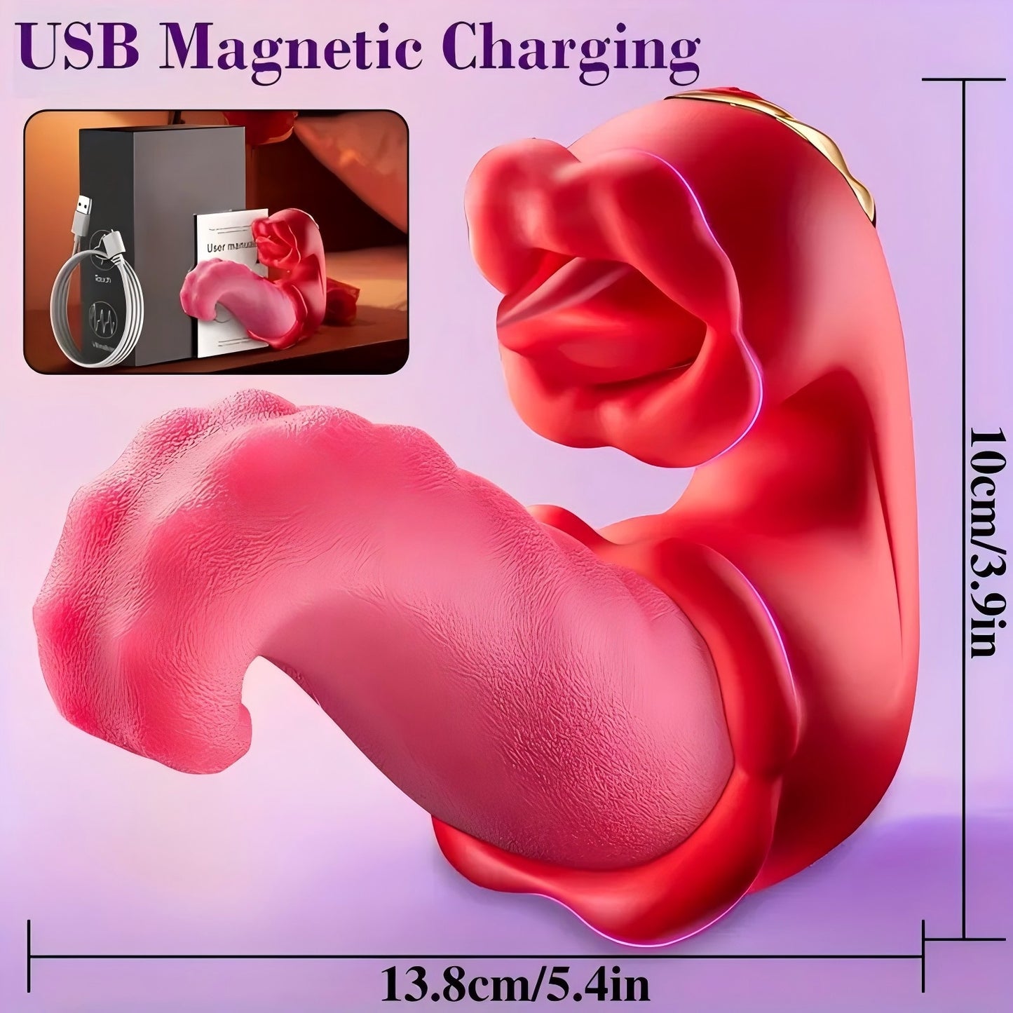Tongue Swing Clitoral G Spot Stimulation Vibrator