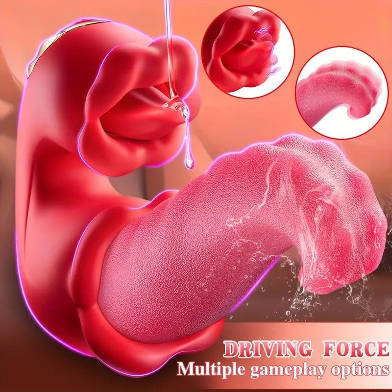 Tongue Swing Clitoral G Spot Stimulation Vibrator