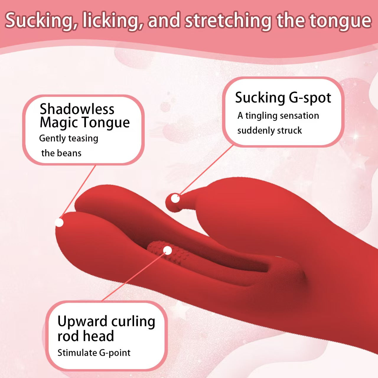 Licking G-spot Vaginal Vibration Massage Clitoral Stimulator