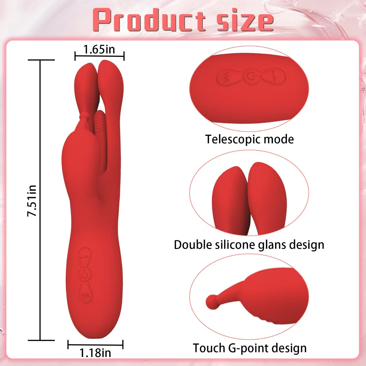Licking G-spot Vaginal Vibration Massage Clitoral Stimulator