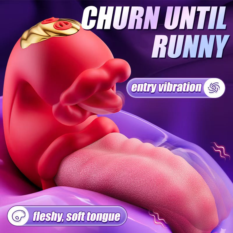 Tongue Swing Clitoral G Spot Stimulation Vibrator